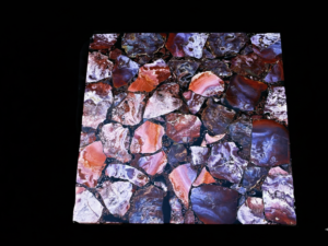 GemWood Studios – Crimson Jasper Luxe Table – 20 Inch