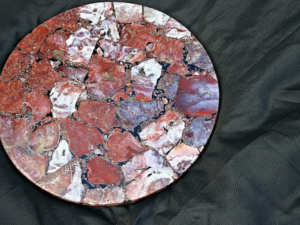 GemWood Studios – Red Ember Jasper Signature Table